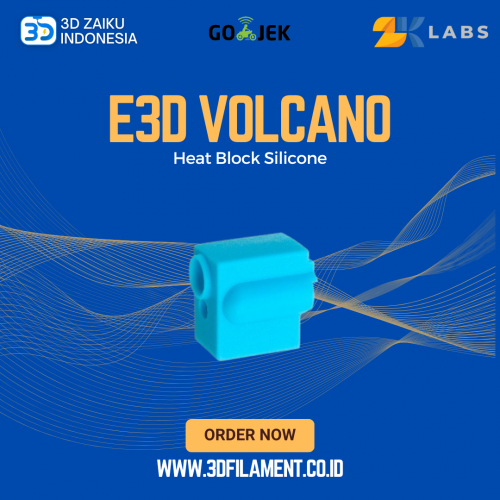 Reprap E3D Volcano Heat Block Silicone Cover